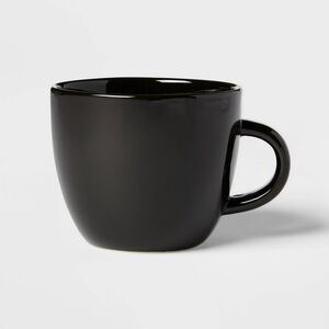 Threshold 16oz Stoneware Avesta Mug Dark Green Set of 4